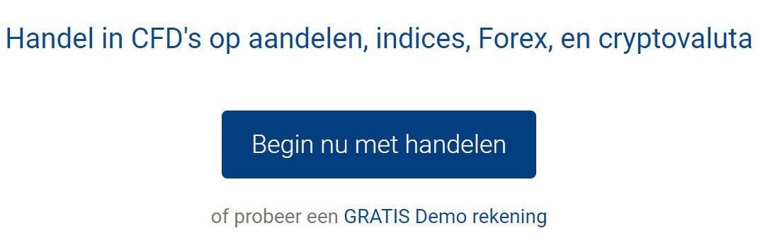 Demo beleggen Plus500 stap 1