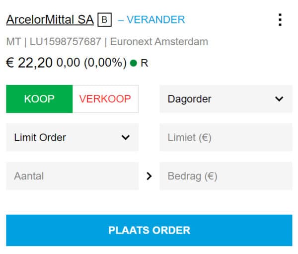 Aandelen kopen dummies order