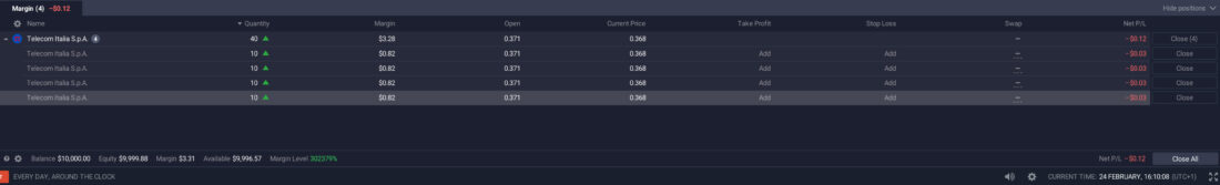 Open posities IQ option