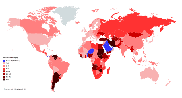 inflatie wereld