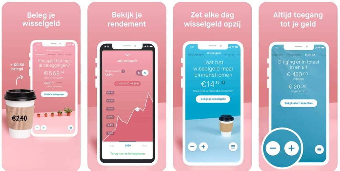 Peaks kleingeld beleggen app