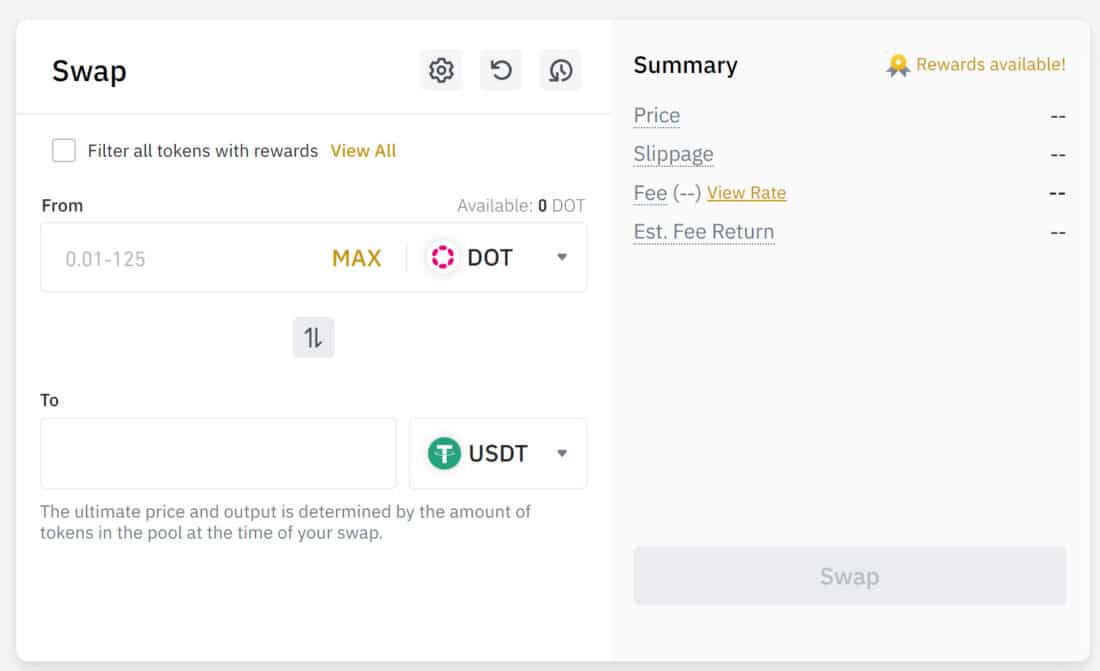 Binance Liquid Swap