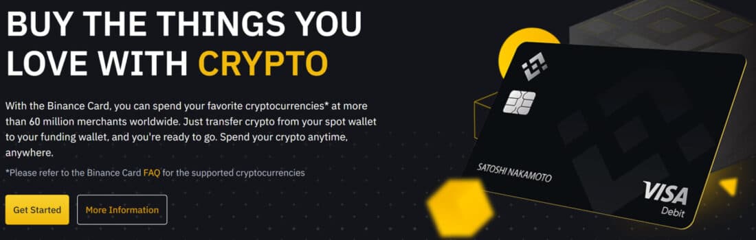 Binance creditcard