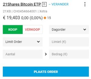 Crypto ETF kopen