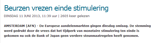 negatief nieuws